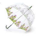 Manueller offener Blumendruck Transparenter Straight Umbrella (BD-39)